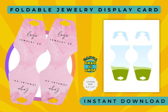 Canva Frame Jewelry Tag Template: A Practical Tool for Professional Jewelry Branding