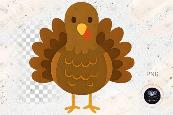Cute Thanksgiving Turkey Fall Clipart: A Versatile Tool for Autumn Creativity