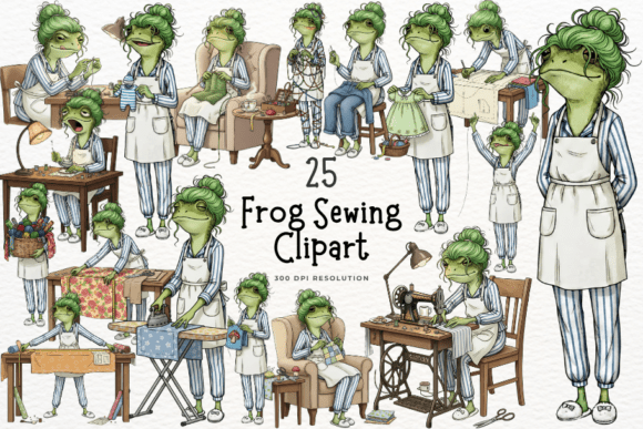 Frog Sewing Clipart: Integrating High-Quality Assets into Your Creative Workflow