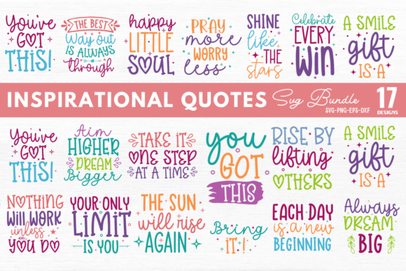 Inspirational Quotes SVG Bundle: Elevate Your Crafting Projects with Professional-Grade Designs