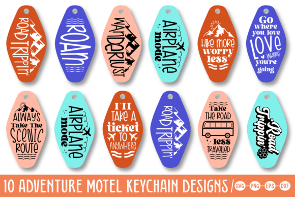 Strategic Branding and Production with the Adventure Motel Keychain SVG Bundle