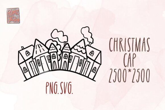 Winter Houses Svg: Cozy Design Assets