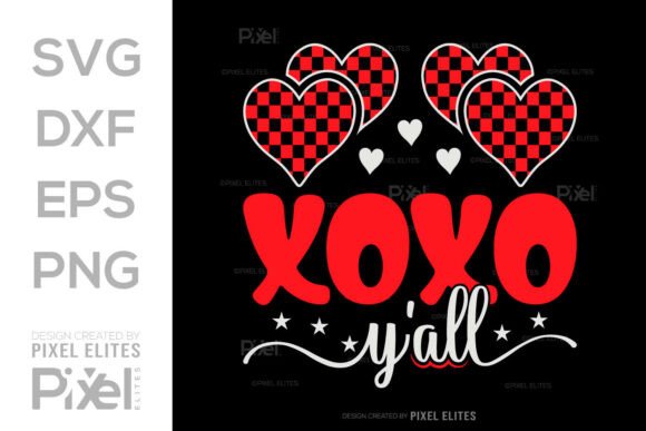 XOXO Y’all SVG T-shirt Design Bundle: A Sweet Southern Touch for Your Valentine’s Crafts